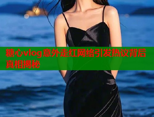 糖心vlog意外走红网络引发热议背后真相揭秘  第2张
