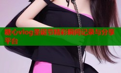 糖心vlog圣诞节精彩瞬间记录与分享平台