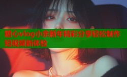 糖心vlog小余新年精彩分享轻松制作短视频新体验